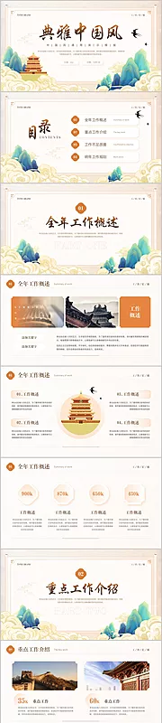 仙图网-工作总结PPT